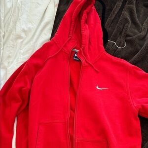 Nike Crimson Full-Zip Hoodie